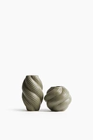2-pack Mini Stoneware Vases