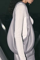 Twisted-Strap Shoulder Bag