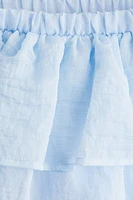 Tiered Cotton Skort