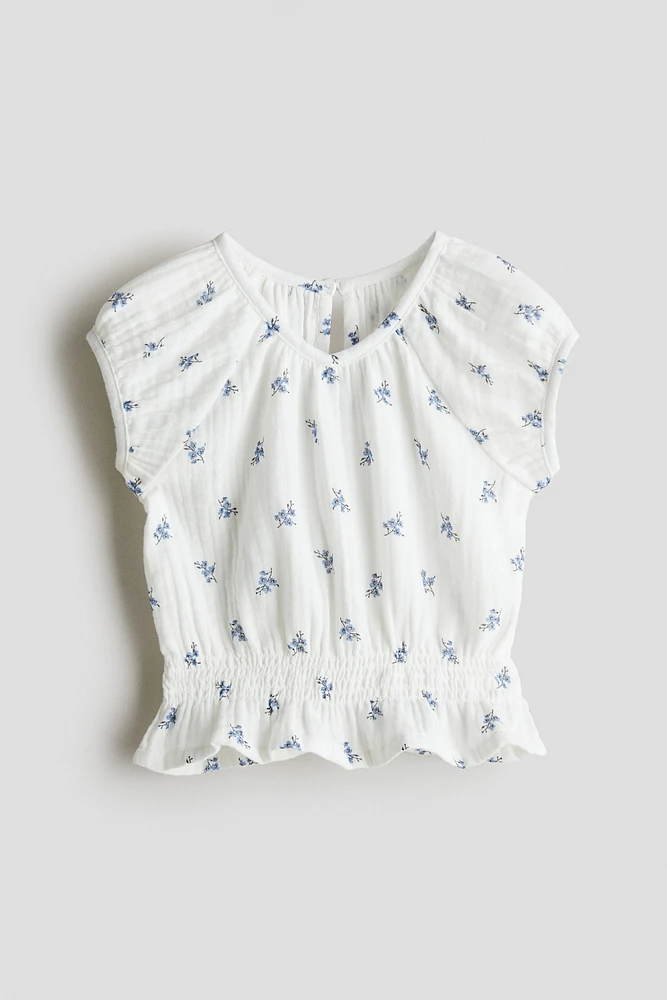 Haut en mousseline de coton