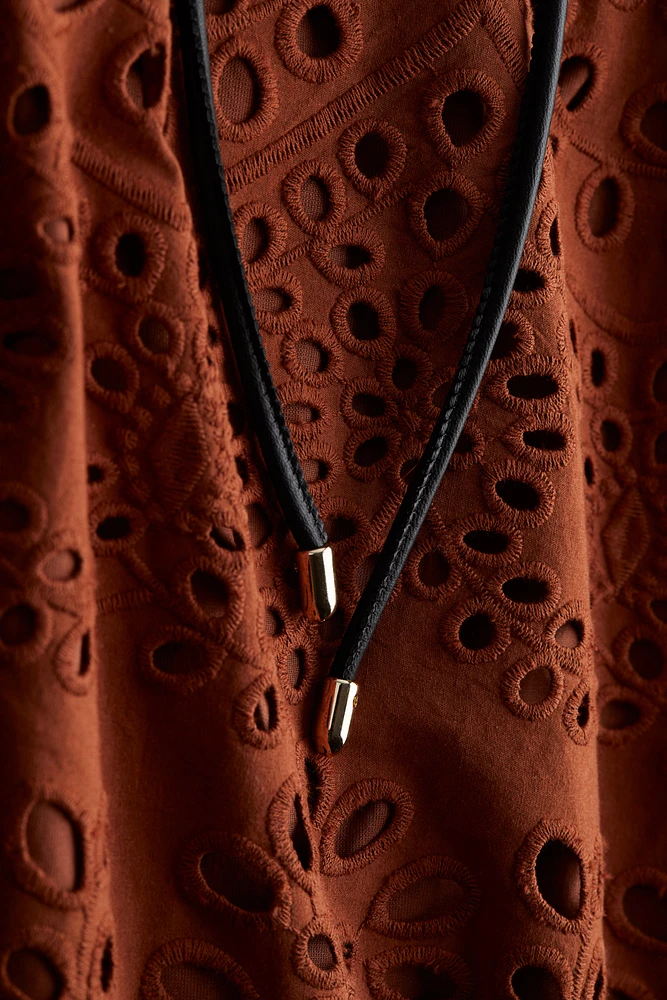 Eyelet Embroidered Dress