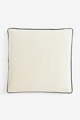 Housse de coussin en velours