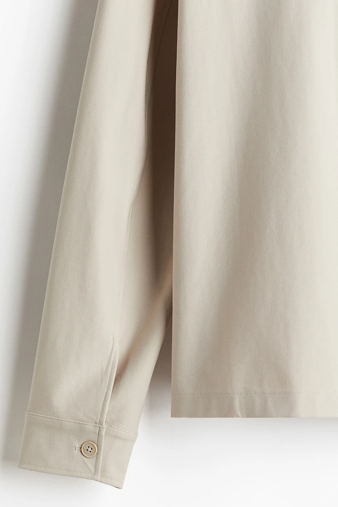 Regular-Fit Twill Overshirt