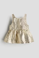 Shimmery Peplum Top