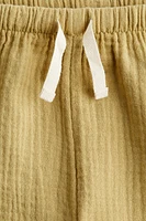 Cotton Muslin Shorts