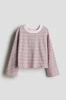 Long-Sleeved Cotton Jersey Top