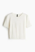 Fine-Knit T-Shirt
