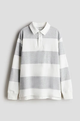 Polo de rugby en jersey coton