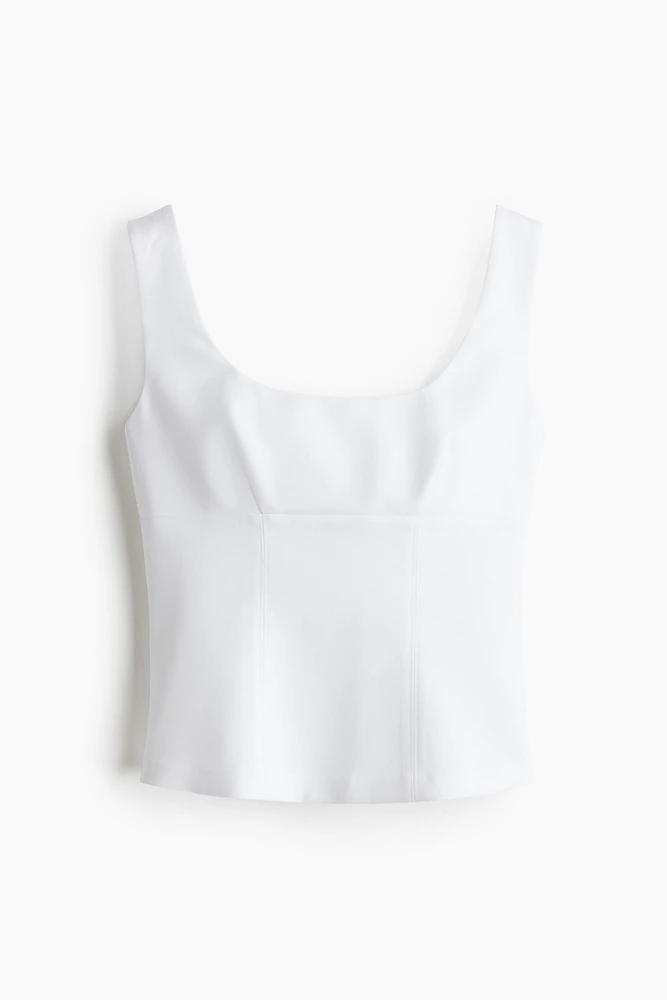 Tapered-Waist Tank Top