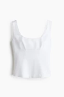 Tapered-Waist Tank Top