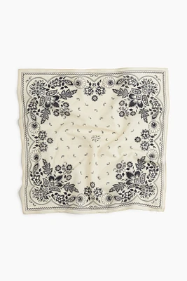 Patterned Cotton Scarf