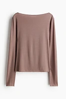 Sheer Jersey Top