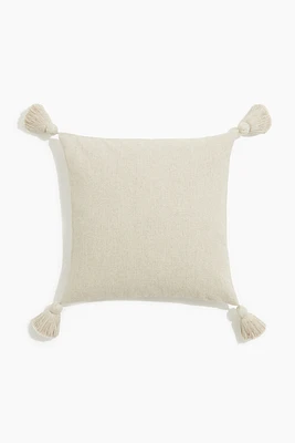 Tasseled Cushion Cover