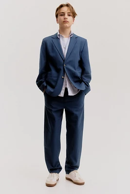 Linen-Blend Suit