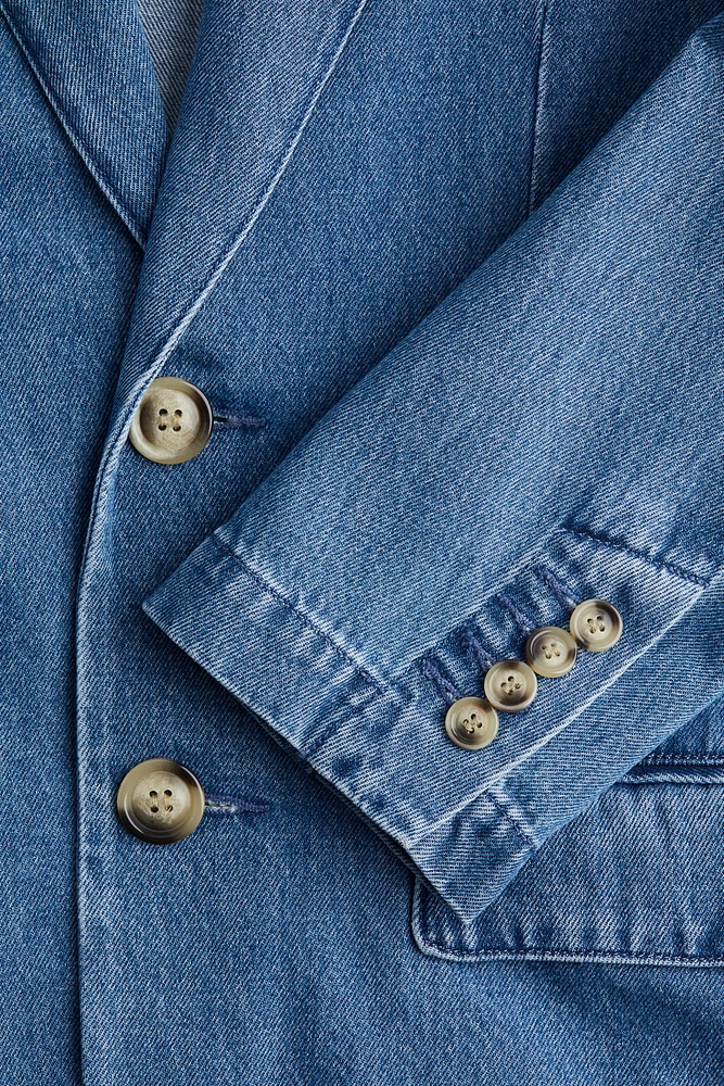 Oversized Denim Blazer