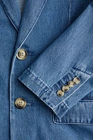 Oversized Denim Blazer