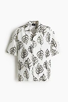 Regular-Fit Linen-Blend Resort Shirt