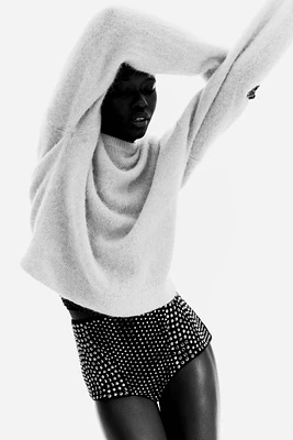 Oversized Alpaca-Blend Sweater