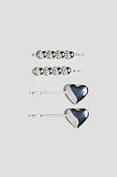 Lot de 4 barrettes