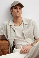 Regular-Fit Linen-Blend Resort Shirt