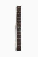 Grommet Leather Belt