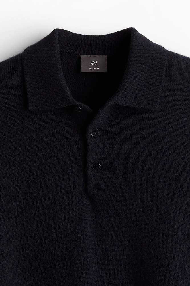 Regular Fit Wool Polo Sweater