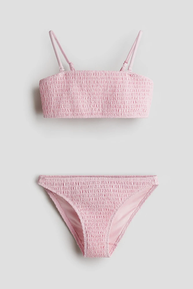 Maillot deux pièces en nid d'abeille