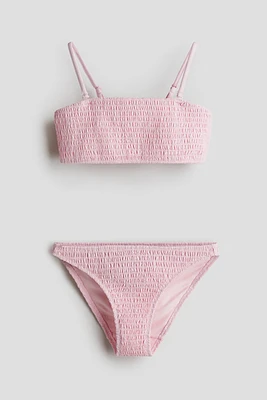 Maillot deux pièces en nid d'abeille