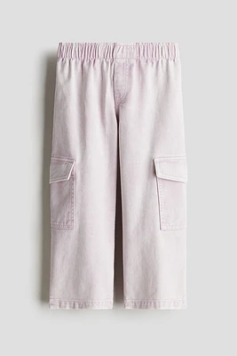 Wide-Leg Cargo Pants
