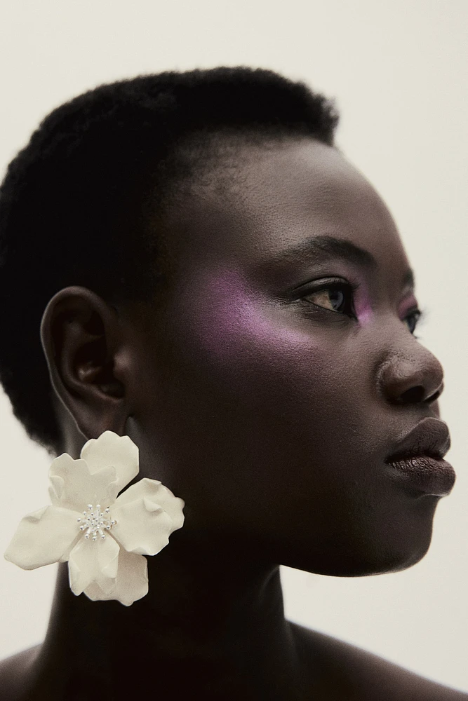 Flower-Shaped Earrings