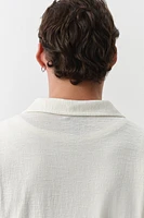 Regular-Fit Jersey Resort Shirt