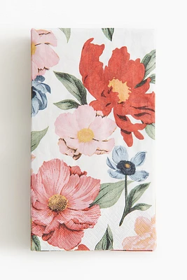 Lot de 15 serviettes en papier