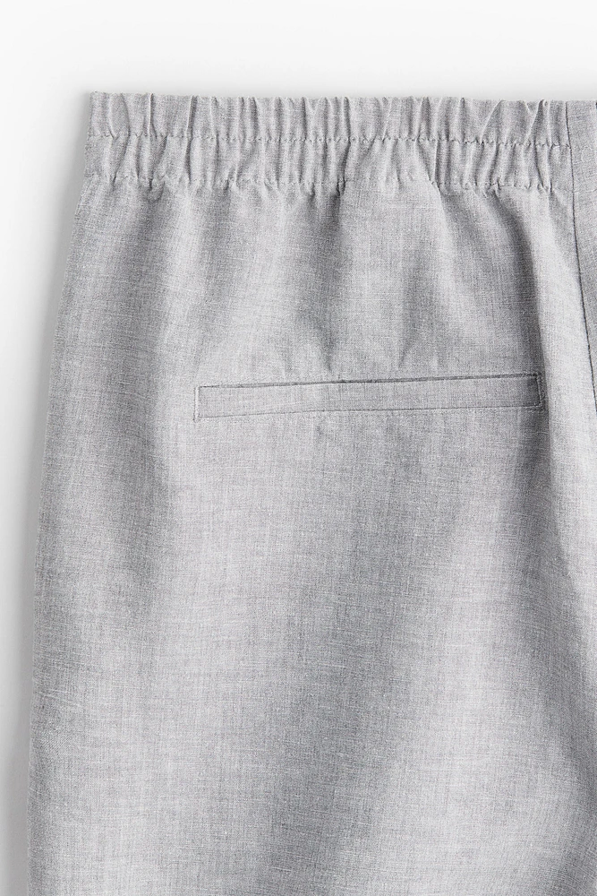 Pantalon en lin mélangé