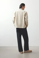 Regular-Fit Cotton Twill Overshirt