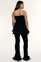 Silk-Blend Strappy Top