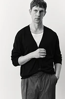 Regular Fit Fine-Knit Cardigan