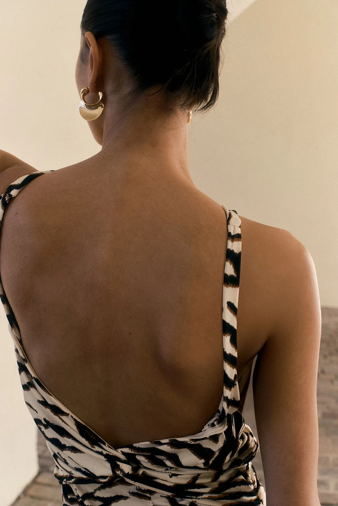 Open-Back Bodycon Dress
