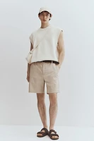 Short chino à coupe classique