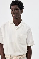 Regular-Fit Linen-Blend Resort Shirt