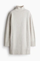 Knit Mock Turtleneck Dress