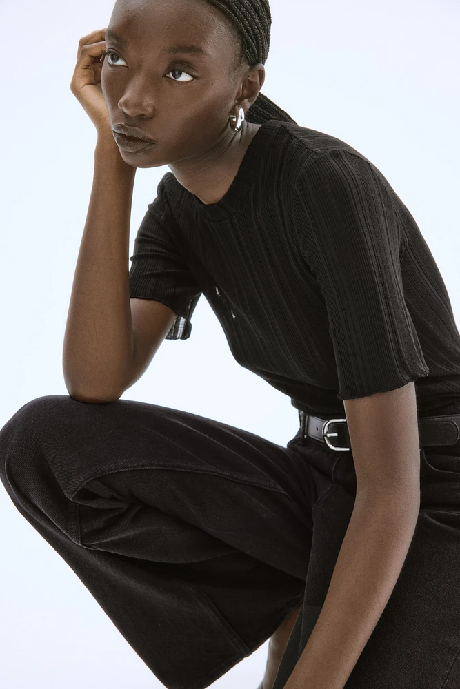 Rib-Knit Top