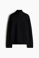 Cashmere-blend Mock Turtleneck Sweater