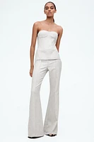 Twill Bustier Top