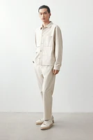 Regular-Fit Twill Overshirt