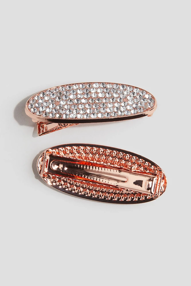 2-pack Embellished Hair Clips