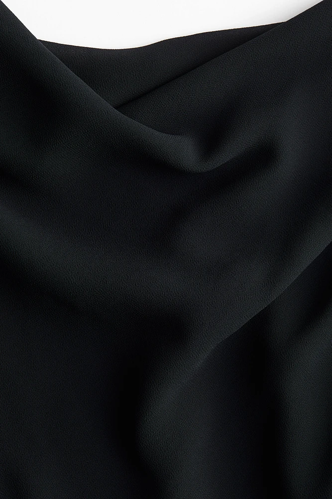 Cowl-Neck Dress