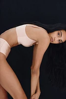 Padded Soft-Cup Microfiber Bra