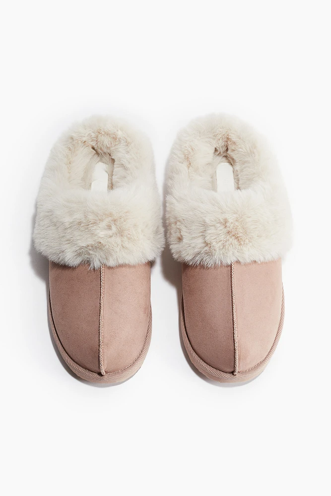 Warm-lined Slippers