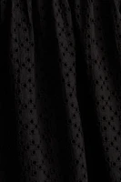 Eyelet Embroidered Mini Skirt