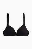 Padded Soft-Cup Microfiber Bra